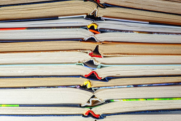istock Vintage old books on  light background. 521539346