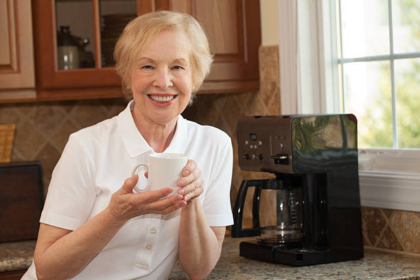 istock Senior woman enjoys her coffee 521541594