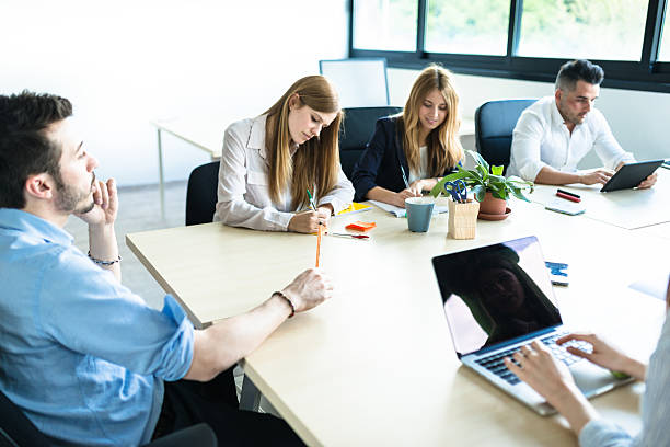 istock people have fun working in the office 521541606
