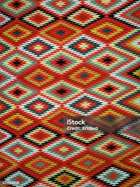 Diamond Pattern Blanket Rug Stock Photo - Download Image Now - Pattern, Navajo Ethnicity, Navajo Culture