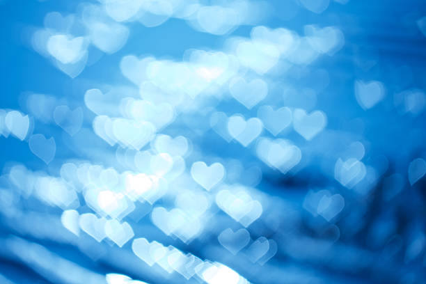 istock abstract heart bokeh as background. Valentine's day background 521546392