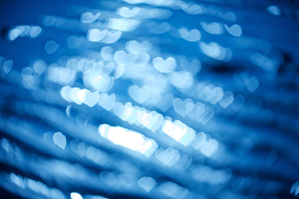 istock abstract heart bokeh as background. Valentine's day background 521546486
