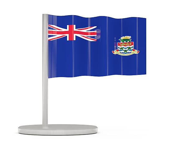 istock Pin with flag of cayman islands 521549272