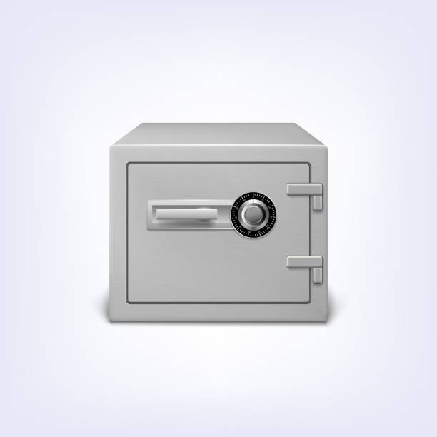 illustrazioni stock, clip art, cartoni animati e icone di tendenza di sicurezza con serratura. - combination lock variation lock safe