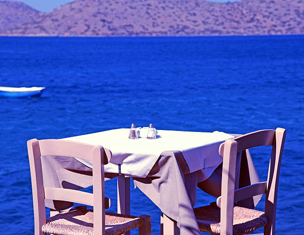 istock traditional greek outdoor restaurant (Crete, Greece ). 521574165