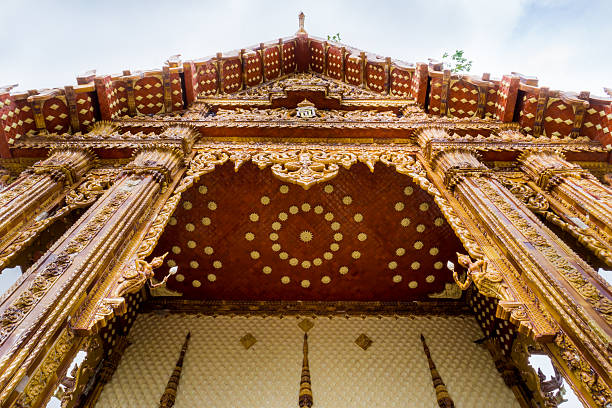 istock Church in temple, Thailand 521574637