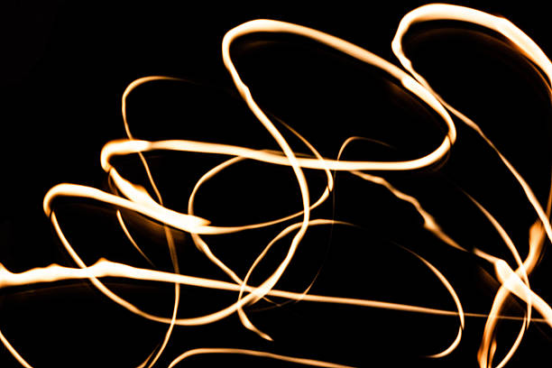 istock Free movement of ligh on dark 521576775