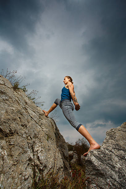 istock Woman doing yoga 521576869