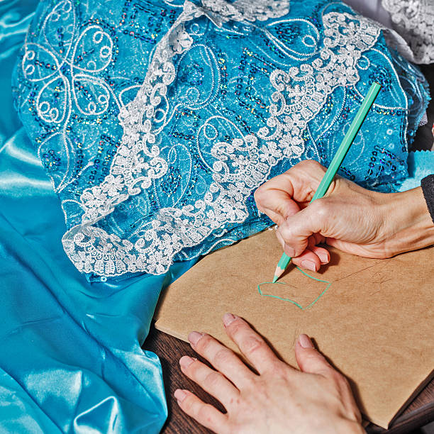 istock Sketches fashion designer 521577211