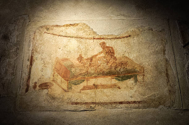 istock Erotic Frescoes in Pompei, Italy 521577263
