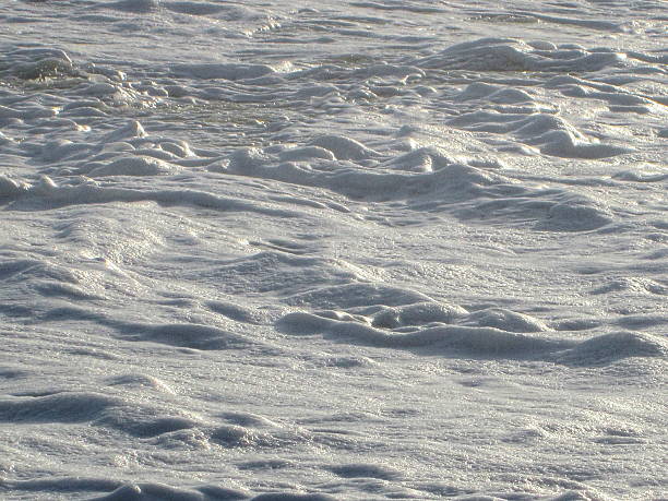 istock Patterns Nature Ocean Waves Close Up, Seafoam, Surf California 521602444