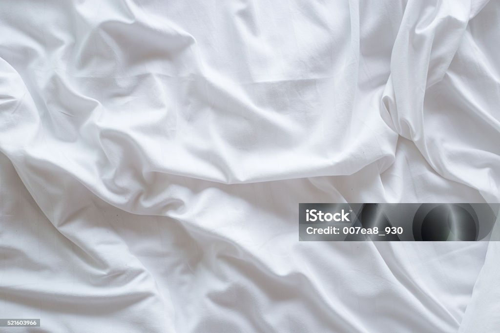 Top view of bedding sheets Sheet - Bedding Stock Photo