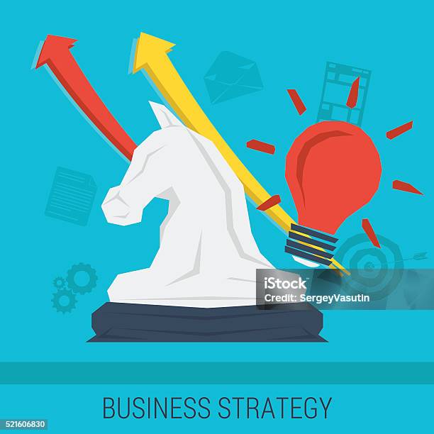 Strategy Stock Design Business Concept Strategy Stock Illustration - Download Image Now ...