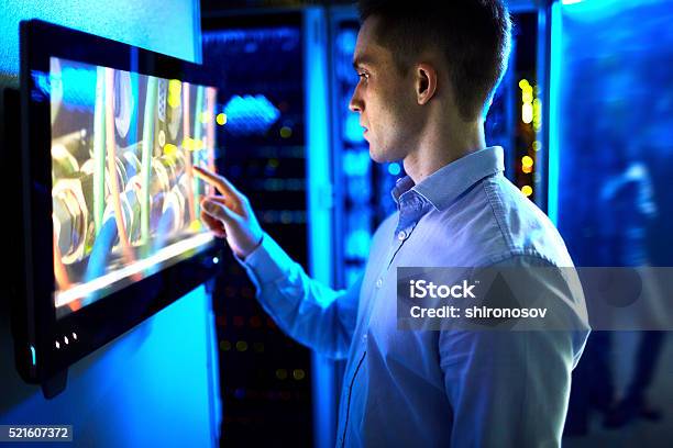 Interactivity Stock Photo - Download Image Now - Touch Screen, Interactive Television, People