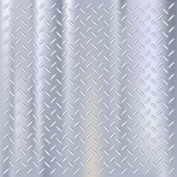 산업용 금속 배경기술 애니메이션 - metal backgrounds sheet metal diamond plate stock illustrations
