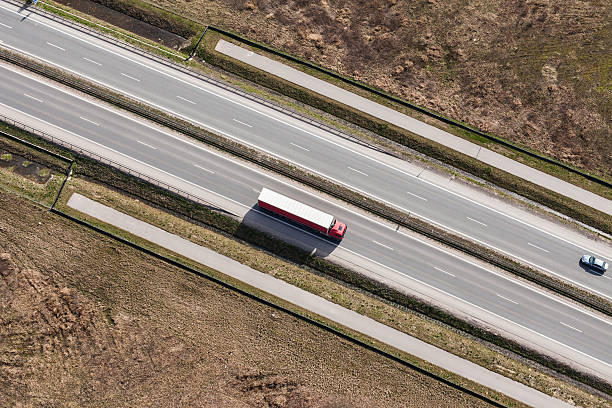 istock aerial view of highway 521611496