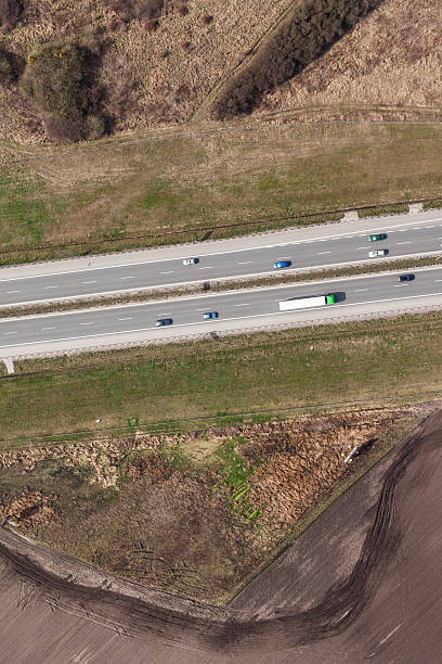 istock aerial view of highway 521612088