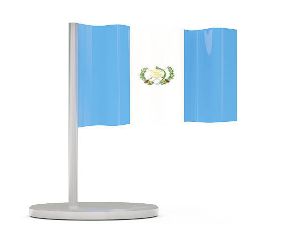 istock Pin with flag of guatemala 521617276
