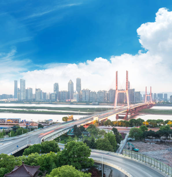 istock bridge on traffic rush hour in shanghai 521617328