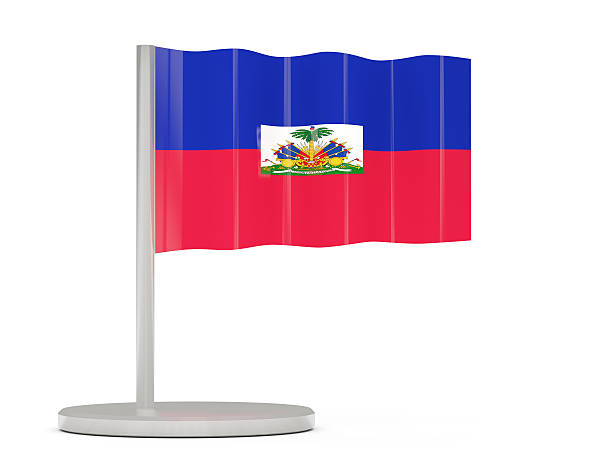 istock Pin with flag of haiti 521617564