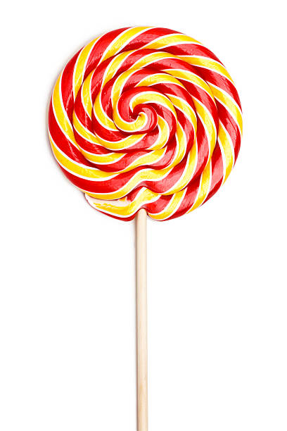 istock Colorful spiral lollipop 521617891