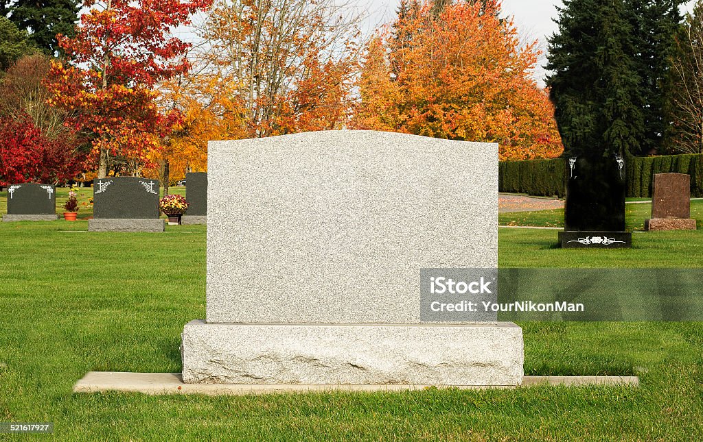 Blank Tombstone Collection of tombstones in a cemetery Tombstone Stock Photo