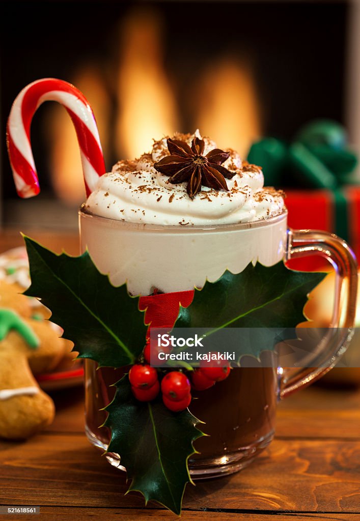 Navidad Chocolate caliente - Foto de stock de Chocolate caliente libre de derechos