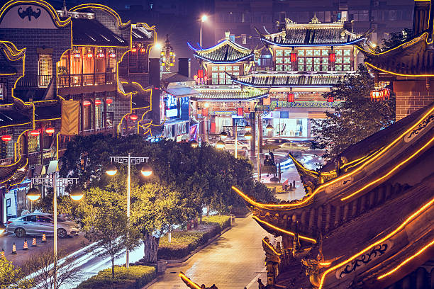 istock Chengdu, China at Qintai Street. 521619039