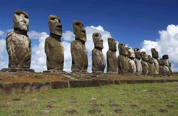 istock Easter Island in the South Pacific 521619432