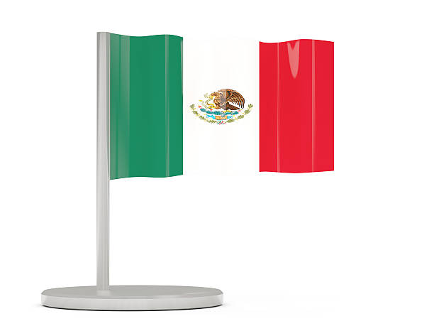 istock Pin with flag of mexico 521619870