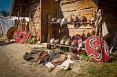 The Vikings encampment