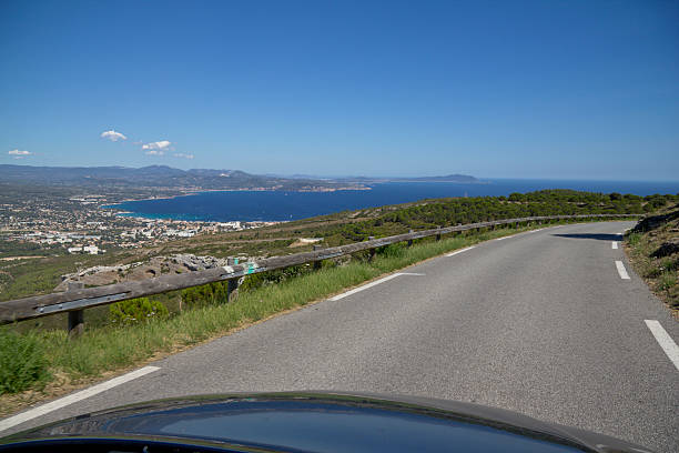 istock Curvy road in France, Calanques 521621996
