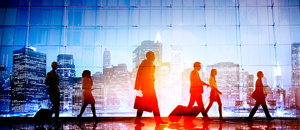 istock Business People Walking Commuter Rush Hour Concept 521622272