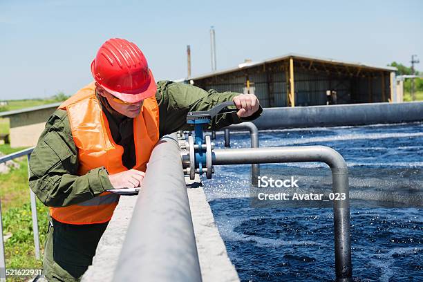 Waste Water Stock Photo - Download Image Now - Sewage Treatment Plant, Water, Engineer
