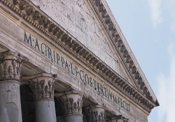 istock Pantheon in Rome, close-up 521623041