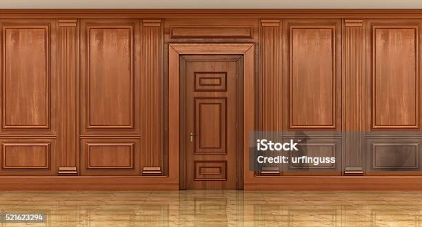 Fragment Of The Interior Stock Photo - Download Image Now - Wood Paneling, Wall - Building Feature, Backgrounds