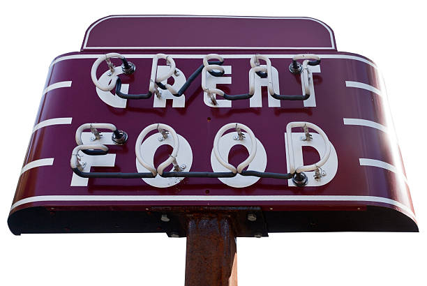 istock Great Food Neon Sign 521623735