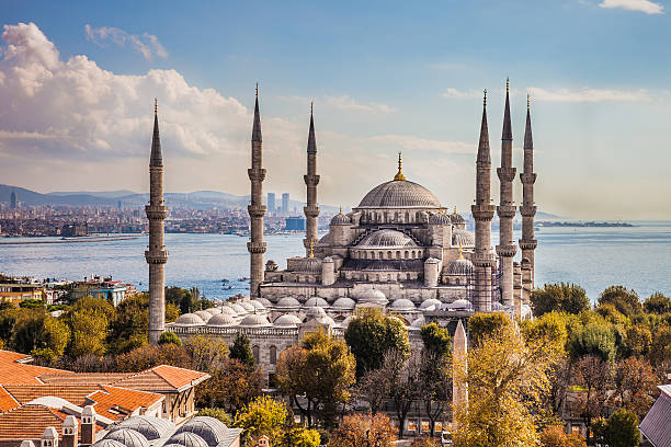 sultan ahmet camii-błękitny meczet w stambule - blue mosque zdjęcia i obrazy z banku zdjęć