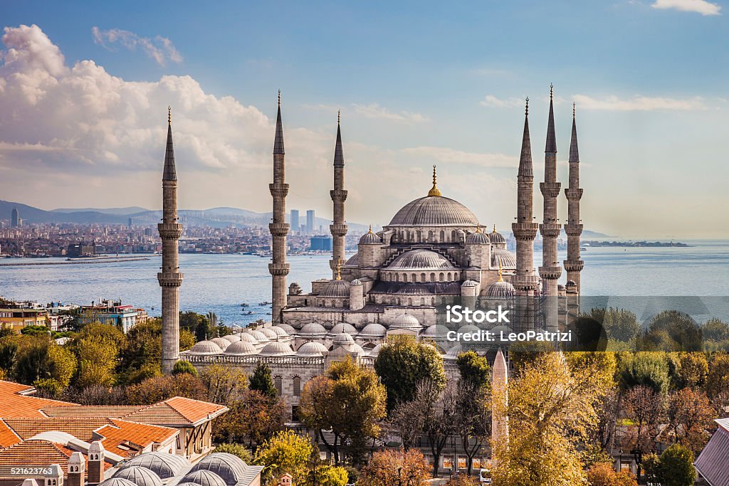 Султан Ахмет Camii-Голубая мечеть в Стамбуле - Стоковые фото Стамбул роялти-фри