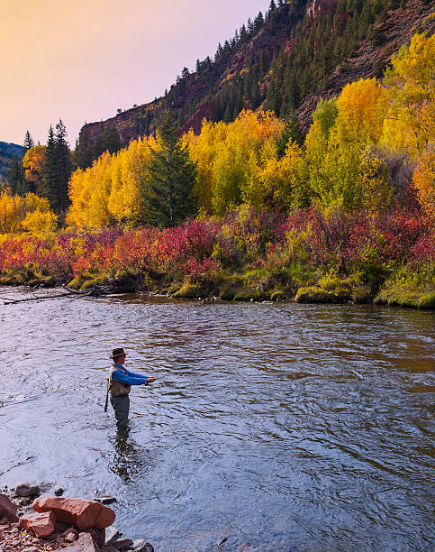 istock Man Fishing the Frying Pan River 521624111