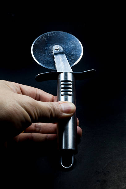 Stainless steel pizza cutter