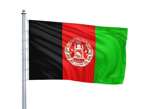 아프가니스탄식 플래깅 - pole flag rope metal 뉴스 사진 이미지