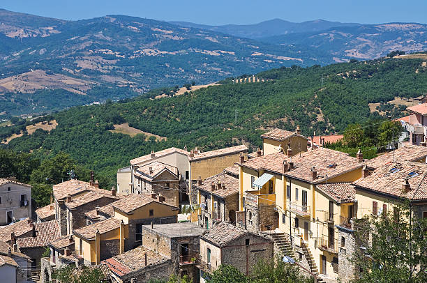 istock Panoramic view of Guardia Perticara. Basilicata. Italy. 521652695
