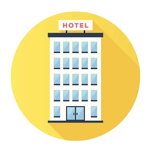 Vector illustration of Hotel Icon
