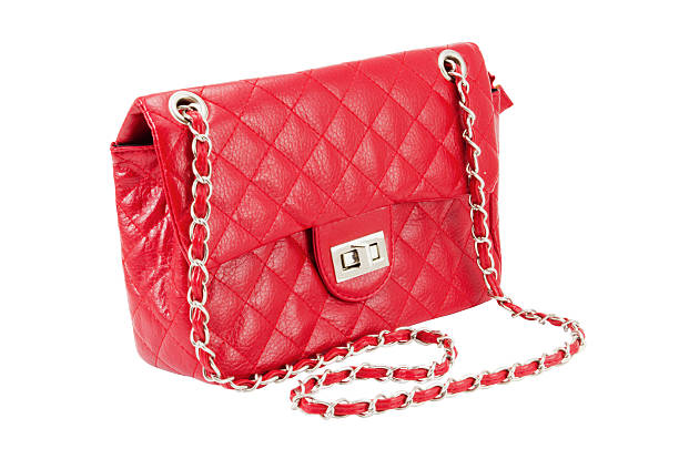 istock Female handbag of red colour 521662605