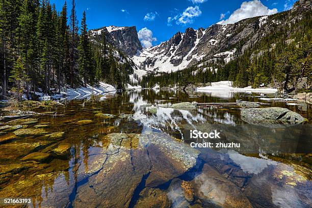Dream Lake At The Rocky Mountain National Park Stock Photo - Download Image Now - Rocky Mountain National Park, Colorado, North