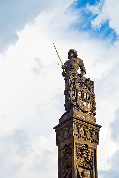 istock Statue of Knight Brunswick in Prague 521664917