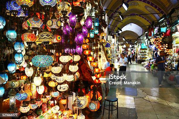 Light Store In Grand Bazaar Of Istanbul Turkey Stock Photo - Download Image Now - Grand Bazaar - Istanbul, Istanbul, Bazaar Market