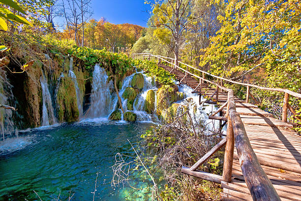 Photo of Autumn colors of Plitvice lakes national park