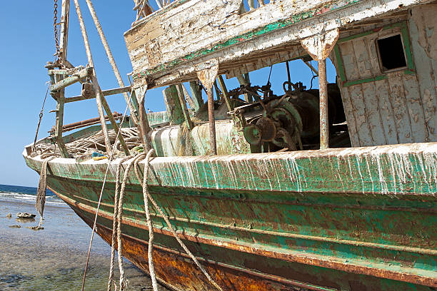 istock Piece of a ship wreck 521682761